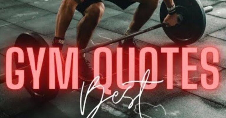Gym quotes short