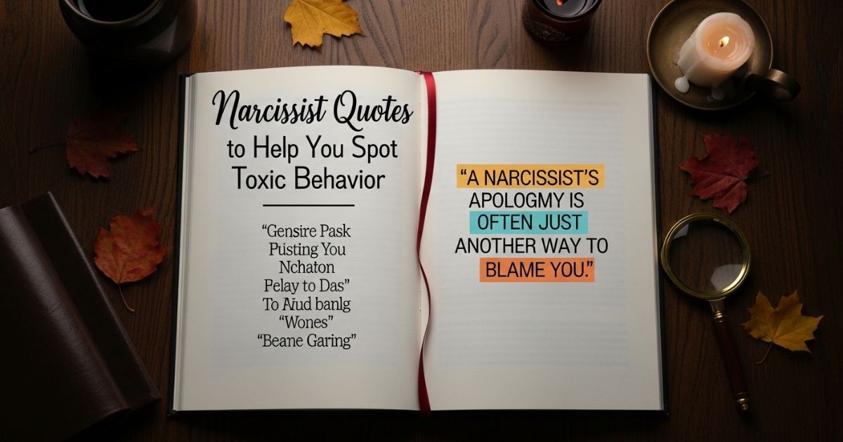 Narcissist Quotes to Help You Spot Toxic Behavior Fast