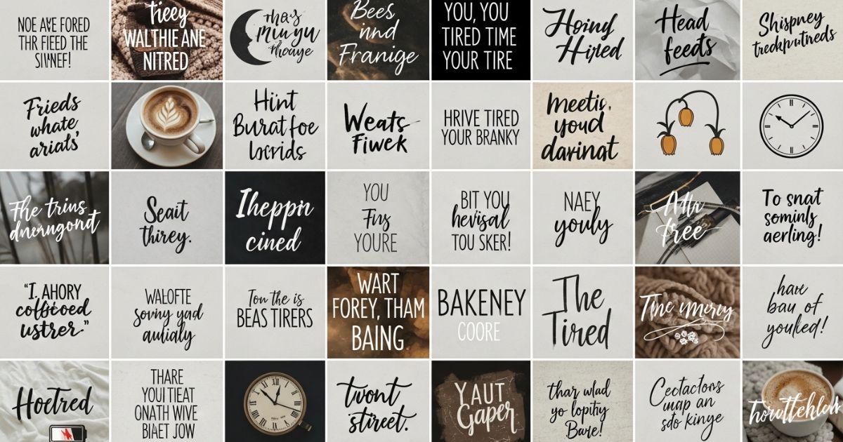 Relatable Tired Quotes for When You Feel Drained