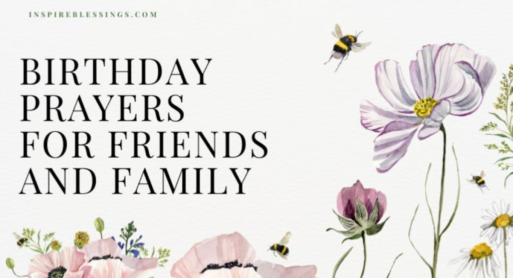Birthday Prayers for Family and Loved Ones