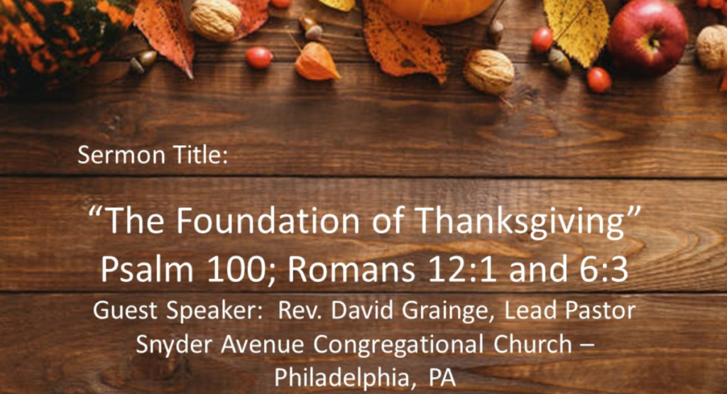 10 Minute Sermons on Thanksgiving for Sunday Worship