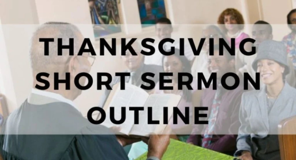 Short Thanksgiving Sermons on Healing and Restoration