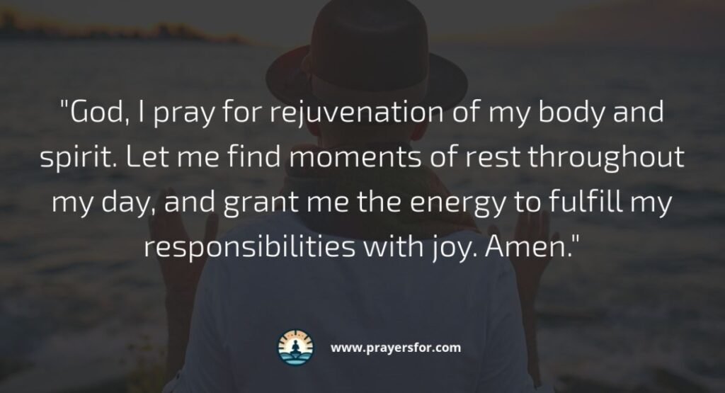 A Deep Prayer for His Physical Rejuvenation