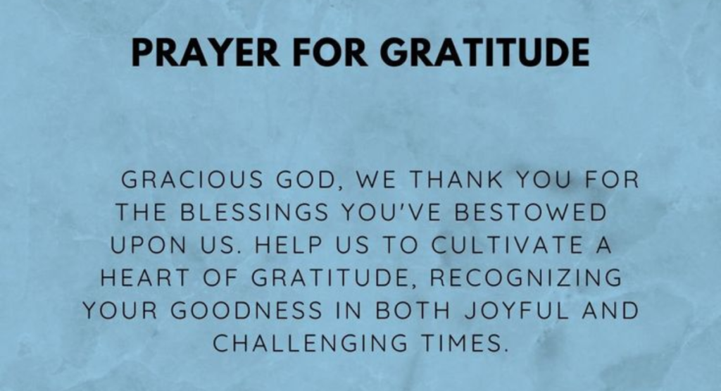 A Prayer for Pure Gratitude