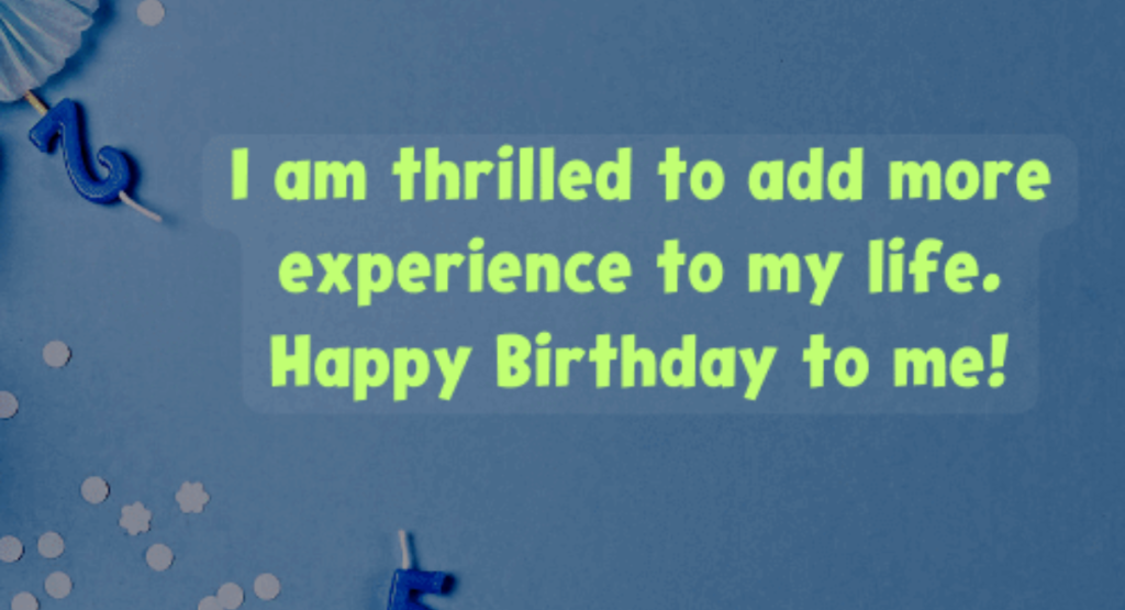 Attitude Birthday Self Quotes