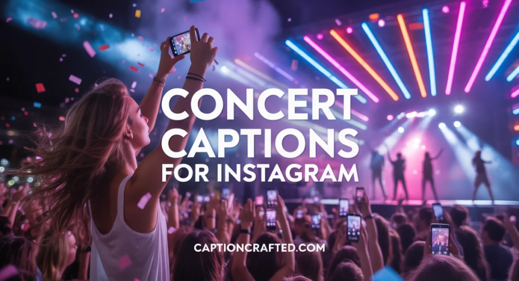 Concert Quotes for Girls’ Instagram Photos