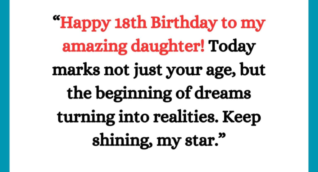 Cute 18th Birthday Quotes for Instagram