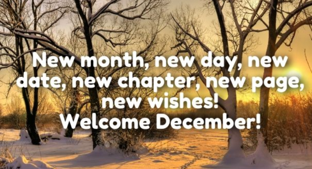 Elegant December New Month Wishes for Mentors and Teachers