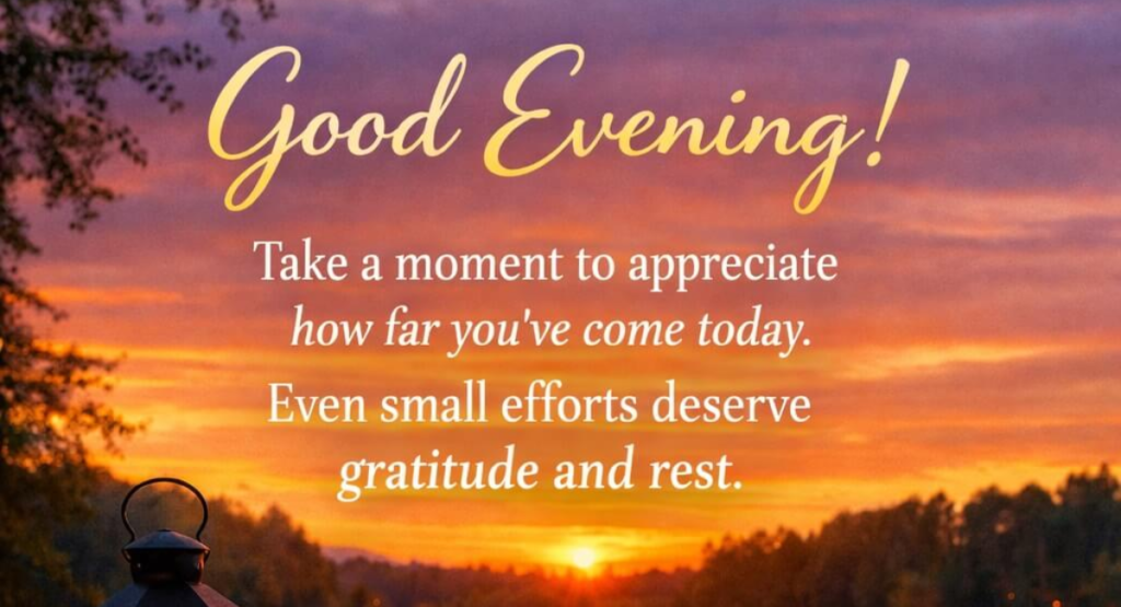 Evening Reflection and Peaceful Rest
