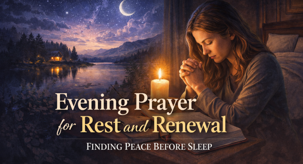 Evening Rest and Peaceful Sleep Prayer for Him