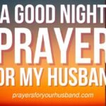 Good Night Prayer for My Husband
