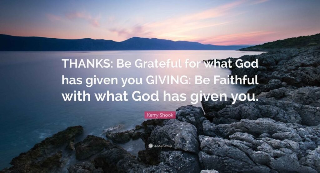 Grateful God Quotes for Profile 