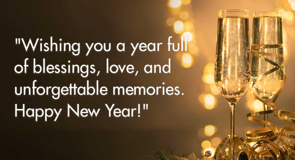 Harmonious Blessing Happy New Year Wishes for Distant Relatives