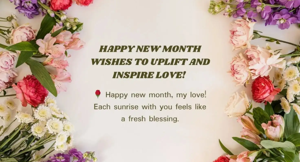 Joyful New Month Greetings for Strong, Healthy Relationships
