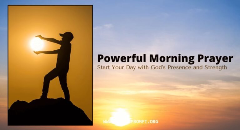 Powerful Morning Prayer