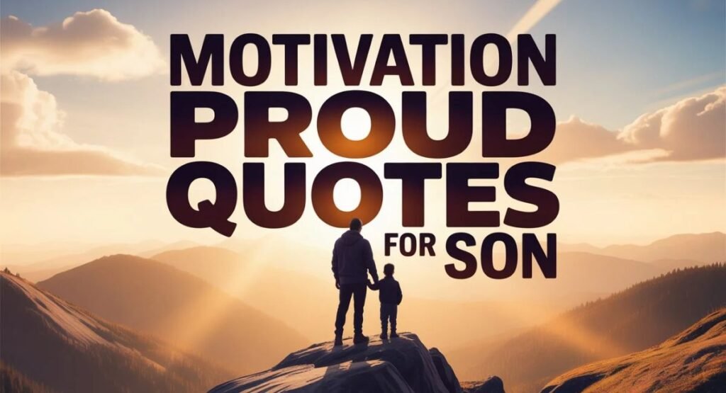Proud Parent Quotes for Son