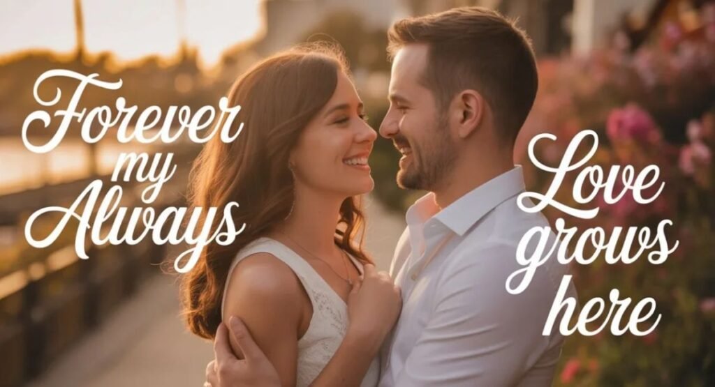 Romantic Flower Captions for Couples ❤️
