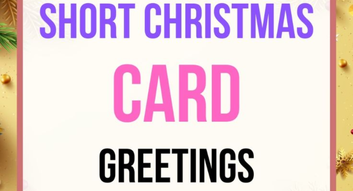 Short Christmas Card Messages