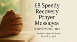 Speedy Recovery Prayer