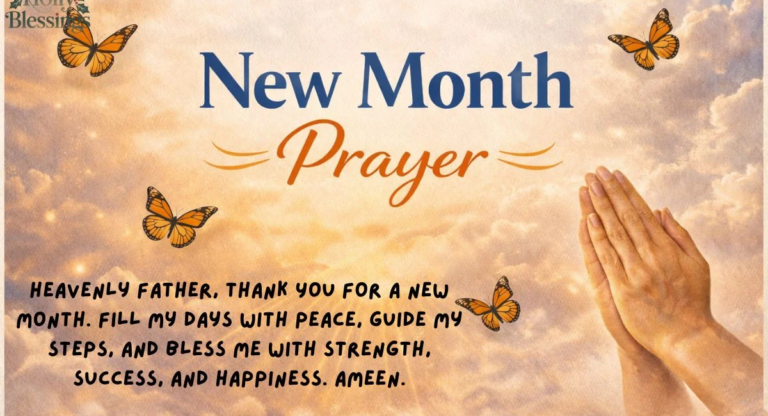 Uplifting New Month Prayer Message