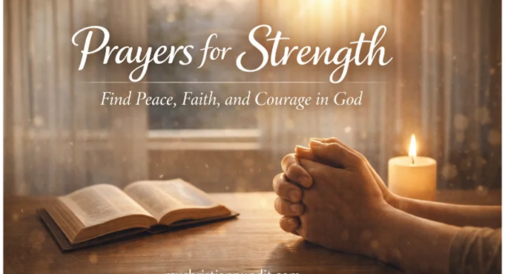 Uplifting Saturday Prayers for Renewed Physical Strength