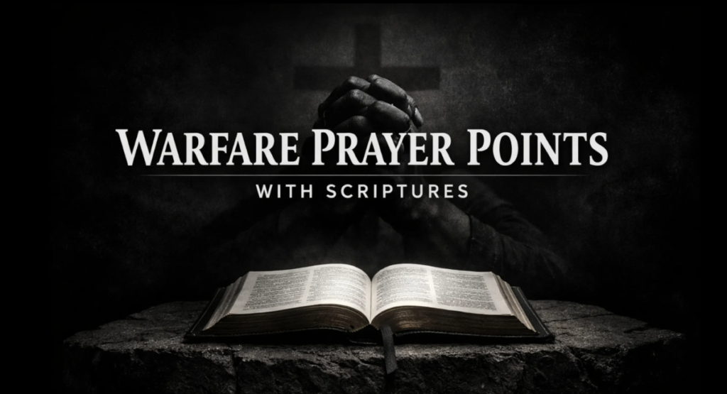 Warfare Prayer Points with Scriptures