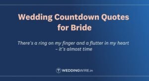 Wedding Countdown Instagram Quotes