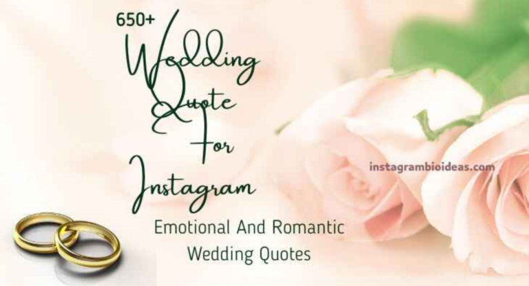 180+ Wedding Quotes for Instagram