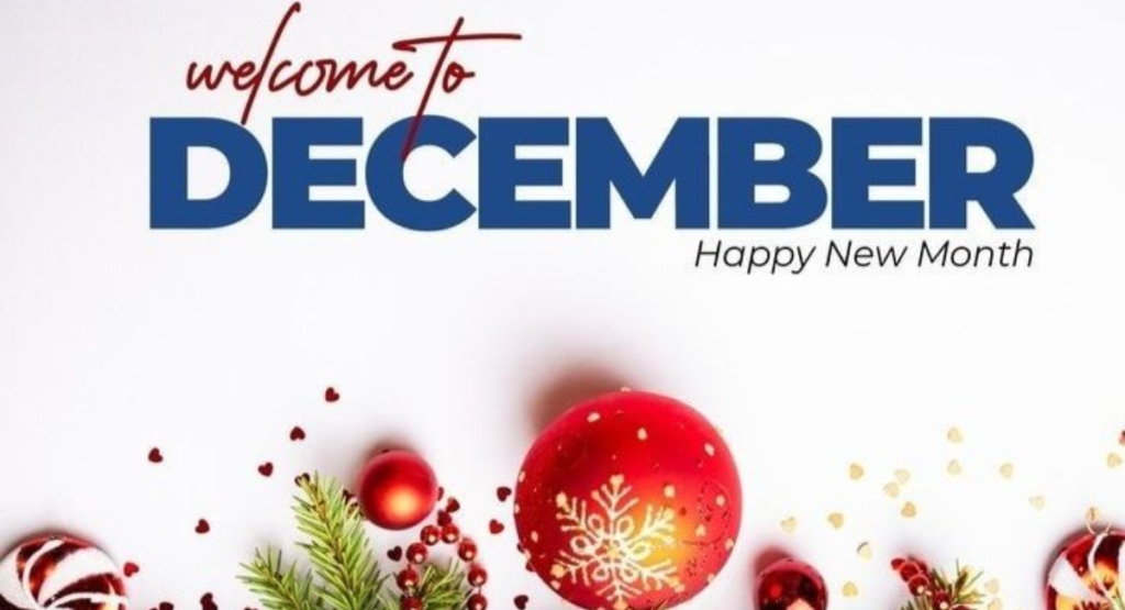 Welcome December New Month Wishes
